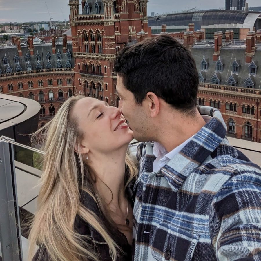 A rooftop evening in London